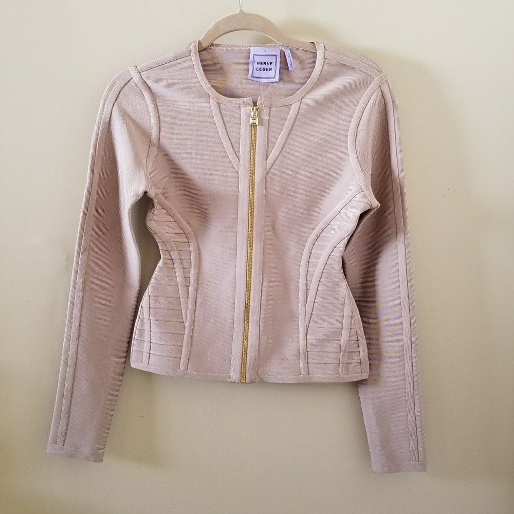 Nwot Authentic Herve Leger Conservative Dressy Bar - Picture 2 of 8